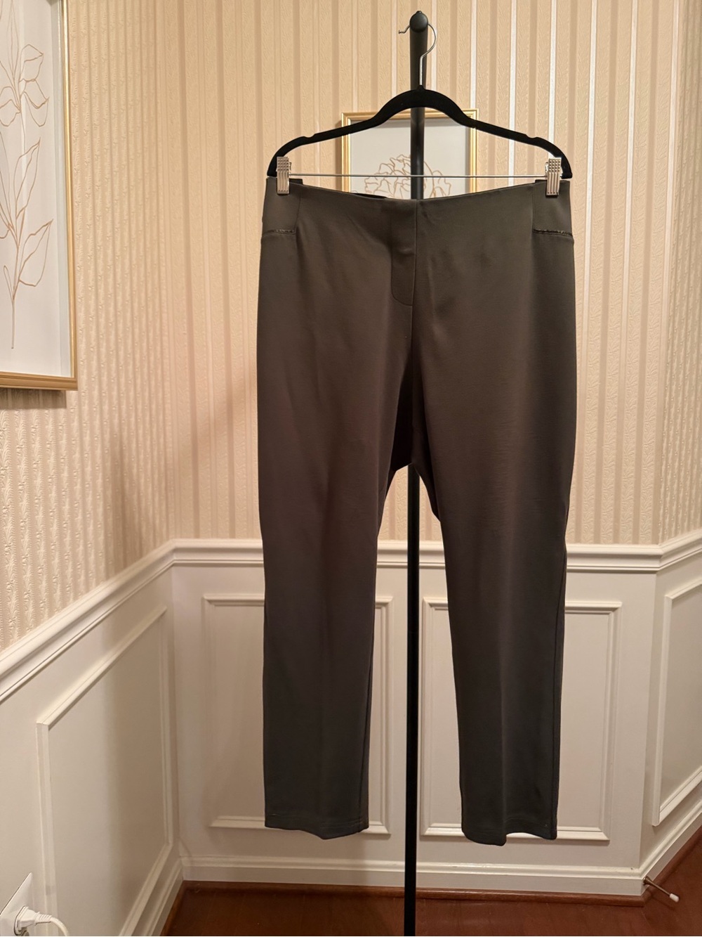 Ashley Stewart Black Stretch Joggers